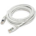 RJ45 ethernet network cable isolated on white background