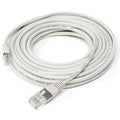 RJ45 ethernet network cable isolated on white