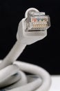 RJ45 Cable End Royalty Free Stock Photo