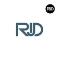 RJD Logo Letter Monogram Design Royalty Free Stock Photo