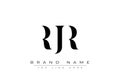 RJR abstract letter logo design Royalty Free Stock Photo