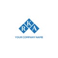 RKA Letter Logo Design On WHITE Background. RKA Creative Initials Letter Logo Concept. RKA Letter Design