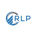 RLP abstract technology logo design on white background. RLP creative initials letter logo concept Royalty Free Stock Photo