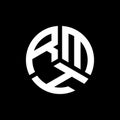 RMH letter logo design on black background. RMH creative initials letter logo concept. RMH letter design