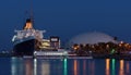 RMS Queen Mary in Long Beach Royalty Free Stock Photo