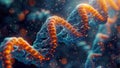 Biopunk DNA Experiment: Rna & Morph in Microscopic Detail, generative ai