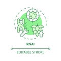 RNAi green concept icon