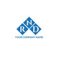 RND letter logo design on WHITE background. RND creative initials letter logo concept. Royalty Free Stock Photo