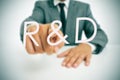 RnD, research and development Royalty Free Stock Photo