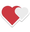 Favorite, feeling loved Vector Icon editable Royalty Free Stock Photo
