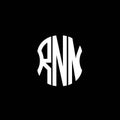 RNN letter logo abstract creative design. Royalty Free Stock Photo