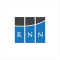 RNN letter logo design on WHITE background. RNN creative initials letter logo concept. RNN letter design.RNN letter logo design on Royalty Free Stock Photo