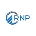 RNP abstract technology logo design on white background. RNP creative initials letter logo concept Royalty Free Stock Photo