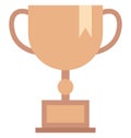 Trophy, Award Vector Icon editable Royalty Free Stock Photo
