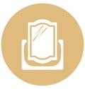 Vanity Mirror Isolate Vector Icon Editable Royalty Free Stock Photo