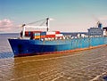 Ro-Ro is a specialized vessel for transporting vehicles, containers and other cargoes in the port and on the high seas.