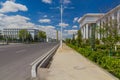 Roa by the Turkmen State University in Ashgabat, capital of Turkmenist