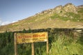 Extreme Fire Risk Warning Banner in Peak District National Park UK