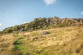 The Roaches Ridge at Warm Summer Evevning