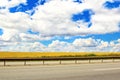 Road above the clouds. Royalty Free Stock Photo