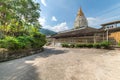 Road access to the Pagoda located in the Kek Lok Si temple in Penang