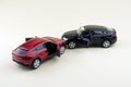 Road accident, car collision Royalty Free Stock Photo