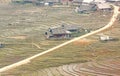 The road across in Tavan Village Sapa. Royalty Free Stock Photo