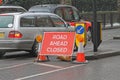 Road Ahead Closed Royalty Free Stock Photo