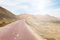 The Road Ahead toward to beautiful Mountain nice sky Royalty Free Stock Photo