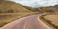 The Road Ahead toward to beautiful Mountain nice sky Royalty Free Stock Photo