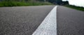 Road ahead with white line Royalty Free Stock Photo