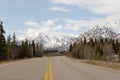 Road through Alaska Range