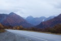 Morning on the Road in Alaska Royalty Free Stock Photo