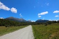 A road along the Dart River Valley, New Zealand Royalty Free Stock Photo