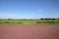 Road Along The Farmlands Of Uiterdam At The Netherlands