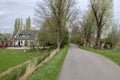 Road Along The Gein River At Abcoude The Netherlands 8-4-2024