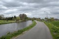 Road Along The Gein River At Abcoude The Netherlands 8-4-2024