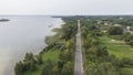 road along the lake Naroch