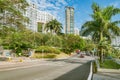 Road along Repulse Bay. Hong Kong Royalty Free Stock Photo