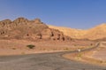 Road along timna national park, Israel