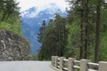 Road in the alps Royalty Free Stock Photo