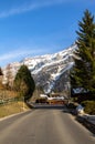 Road in Alps Royalty Free Stock Photo