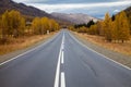 Road among the Altai Mountains. autumn Royalty Free Stock Photo