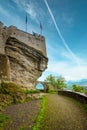 The road around Lenzburg Castle, canton Aargau, Switzerland Royalty Free Stock Photo