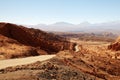 Road in Atacama desert Royalty Free Stock Photo
