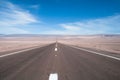 Road in Atacama desert, Chile Royalty Free Stock Photo
