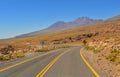 On the Road, Atacama Desert, Chile Royalty Free Stock Photo