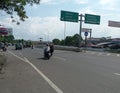 road atmosphere in Bandung, Indonesia
