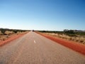 Road in the australian desert Royalty Free Stock Photo