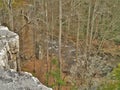 Beaverdam Creek from the top of Backbone Rock Royalty Free Stock Photo